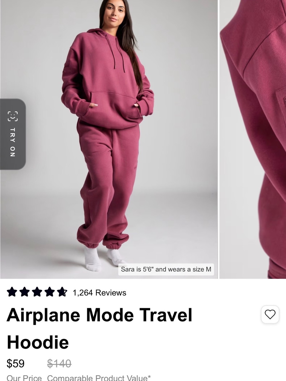 Airplane Mode Travel Hoodie - Picture 11 of 13